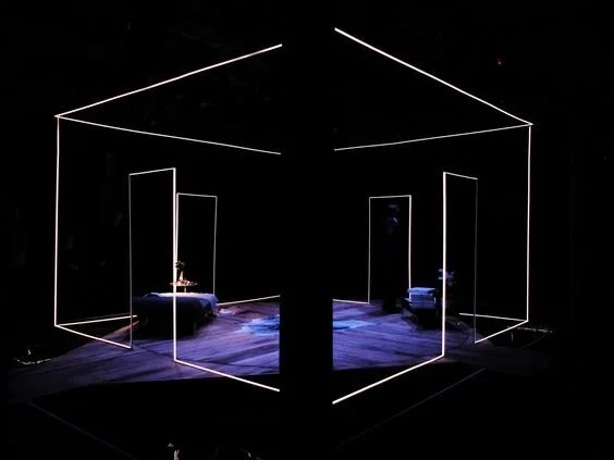Research: the outlined, illuminated room and Doorways.  