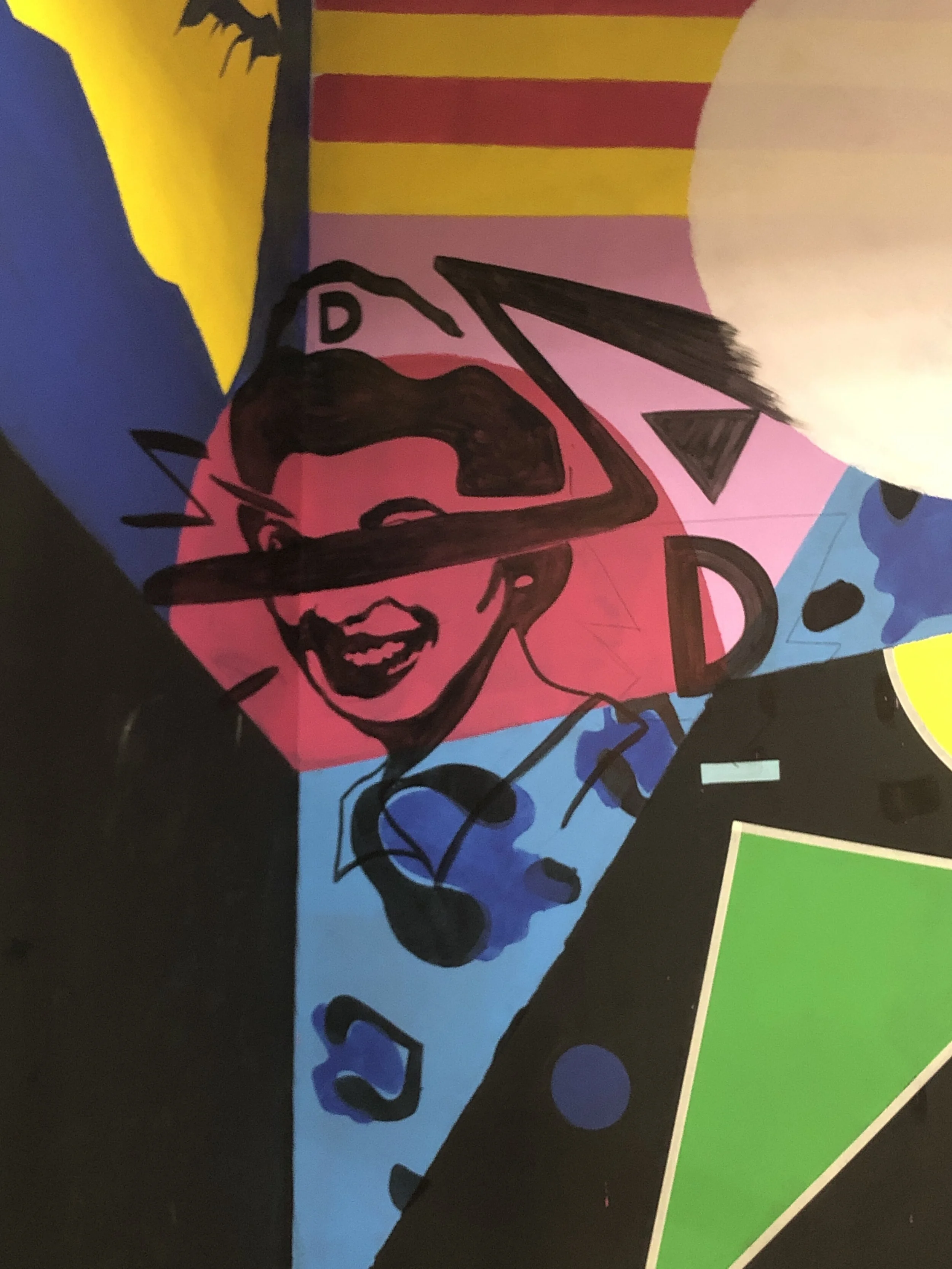 Danceteria logo used as a nod to the time period