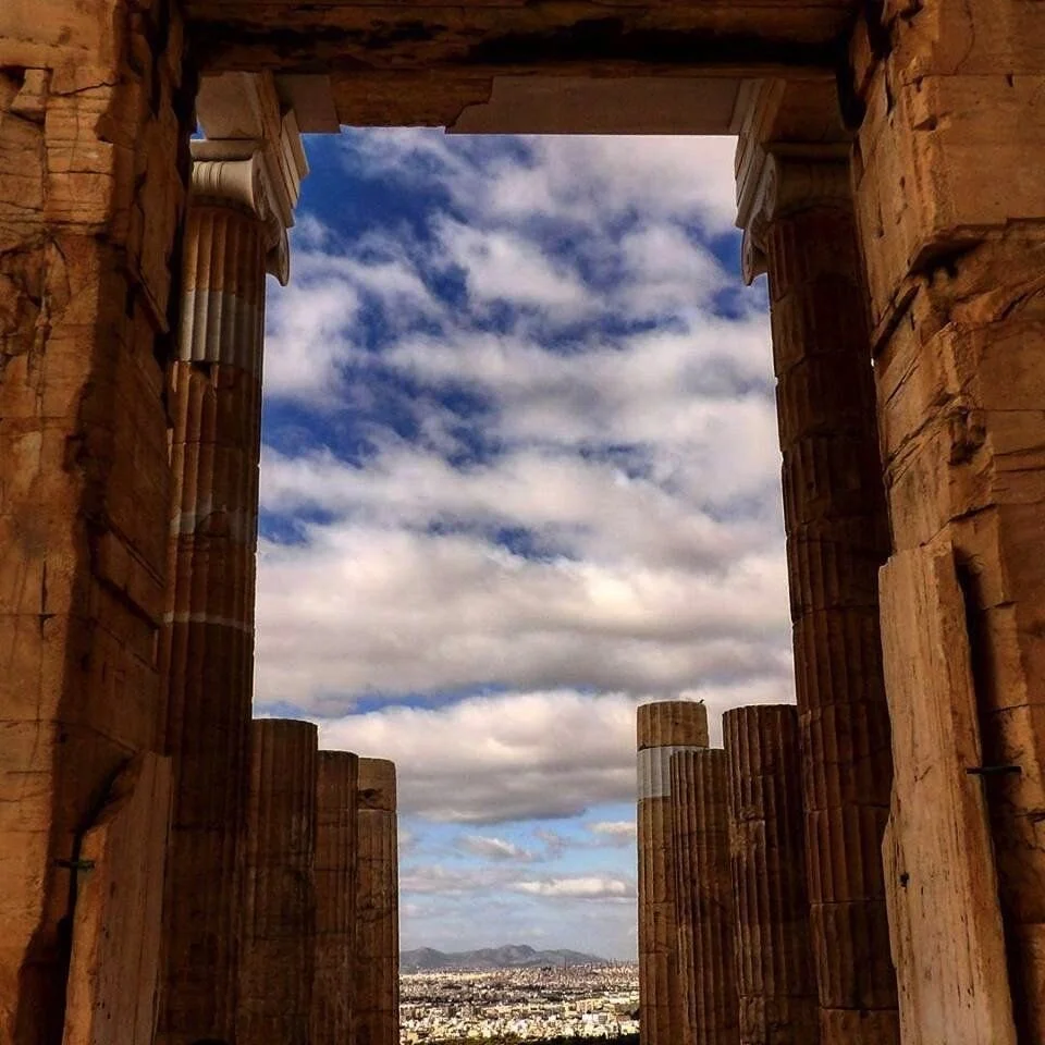 research photo.  I loved how this grand architecture played against the open sky.