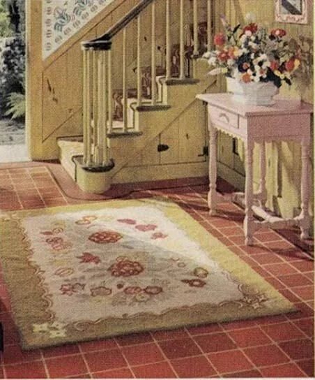 Research: details for the school stairs and hallway color palette