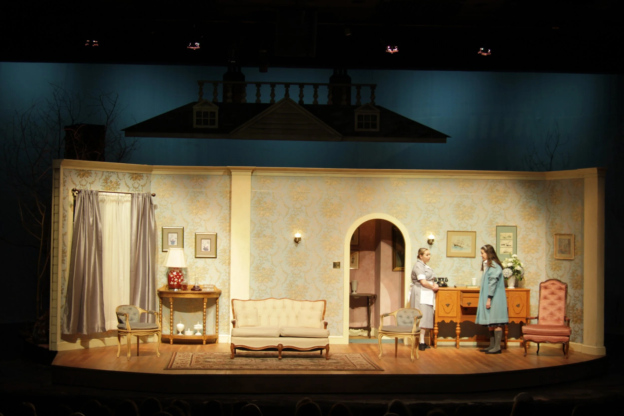 Grandmother's set and roofline.
