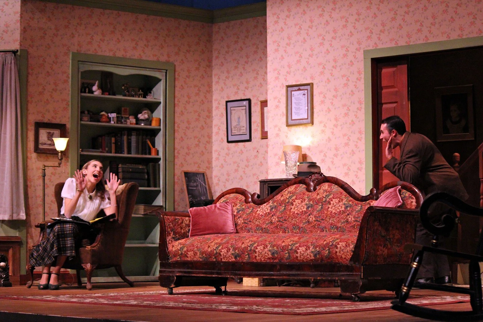 Prod photo:  part of the fun of designing these interiors was picking the details which add to the stories background.
Photo by Carlita Withers