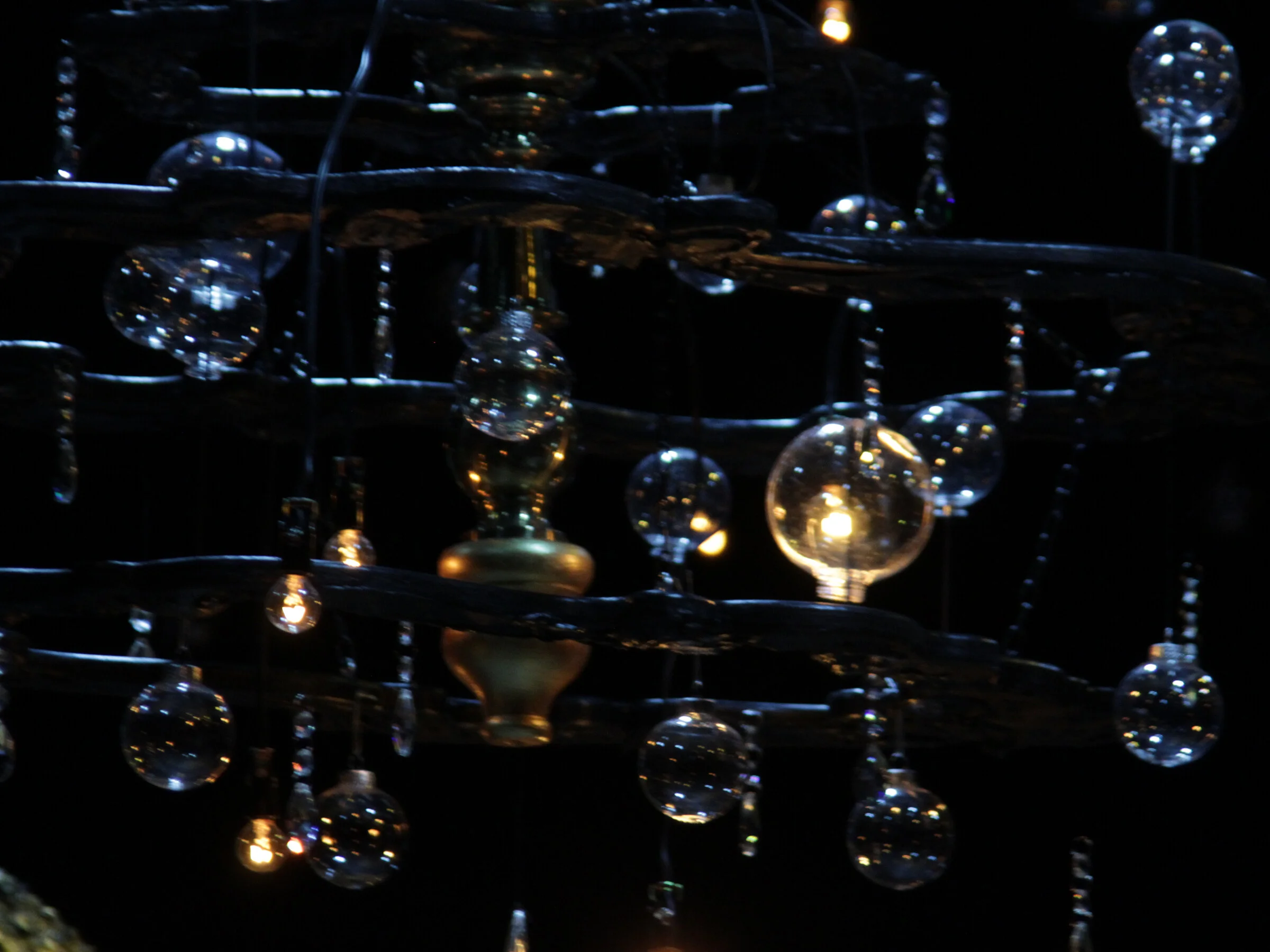 custom chandelier detail