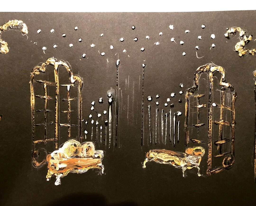 Concept sketch- bedroom interior