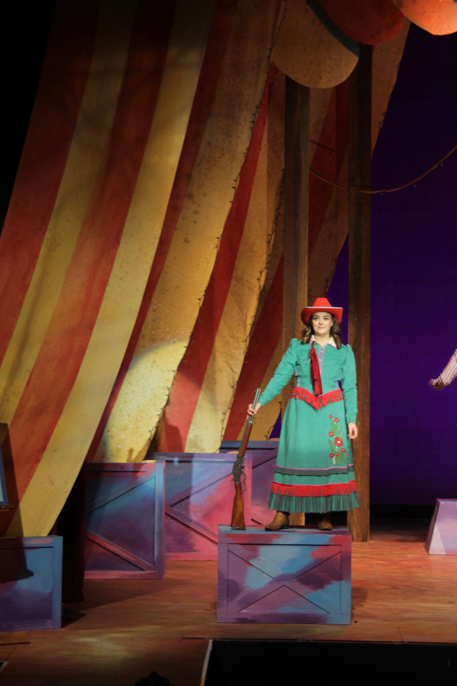 The show crates were used to create scenes within the show.