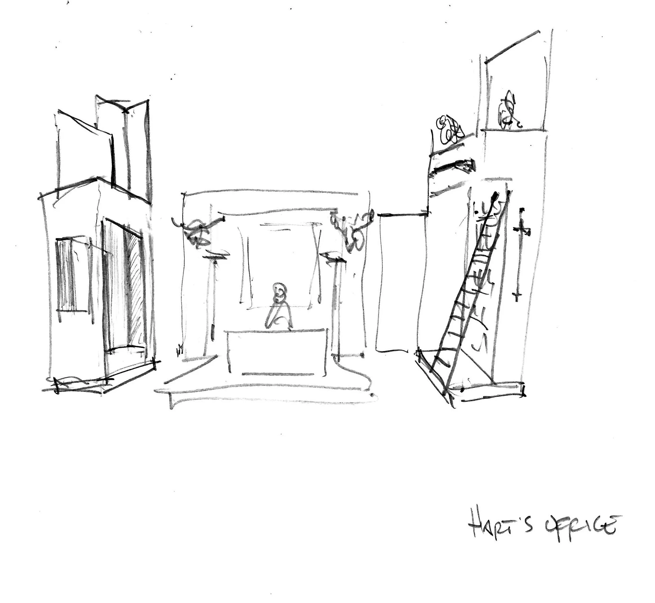 Hart's Office sketch