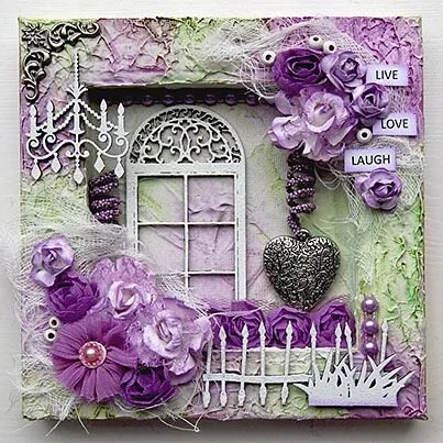Research: Little Women encompasses many locations. I was drawn to these collaged shadow boxes for inspiration