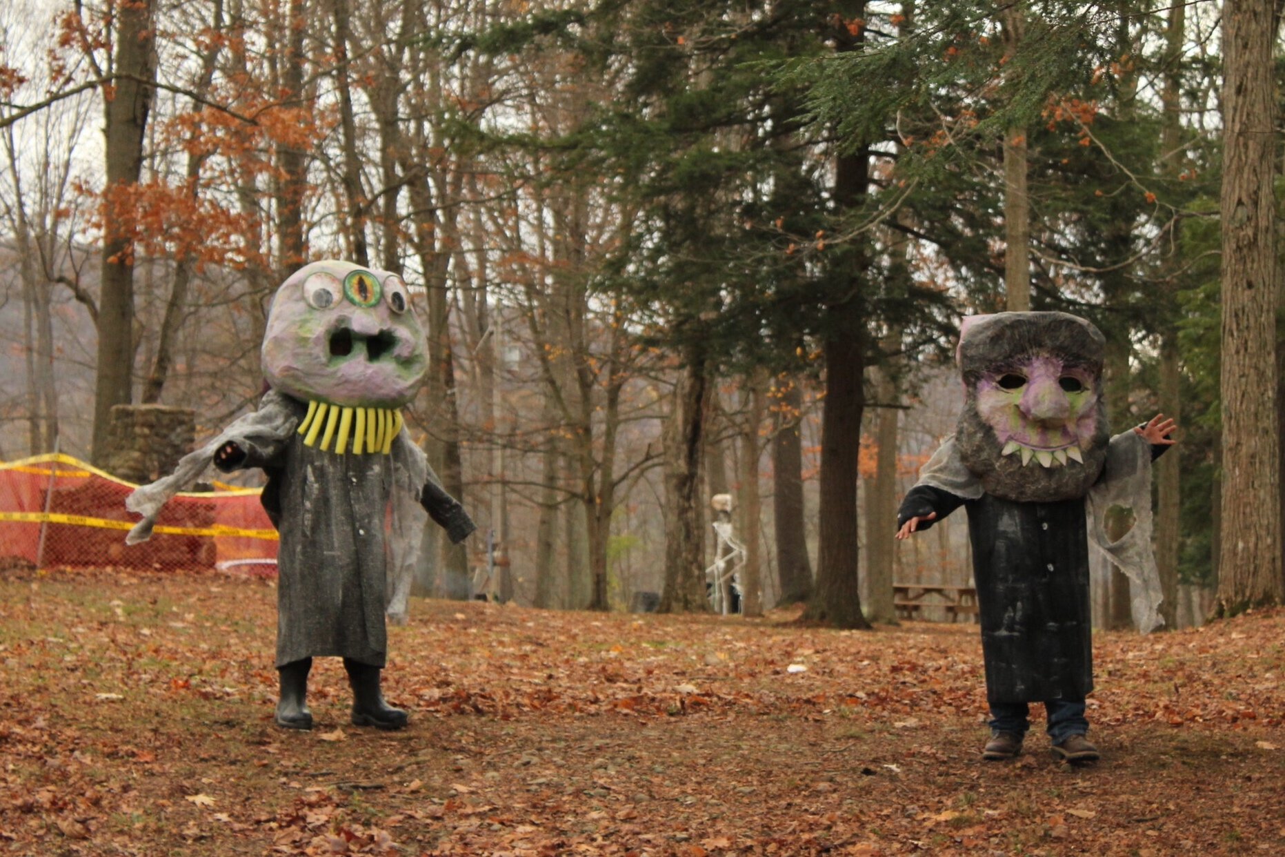 Masks for monsters in the woods
photo by Eric Behnke