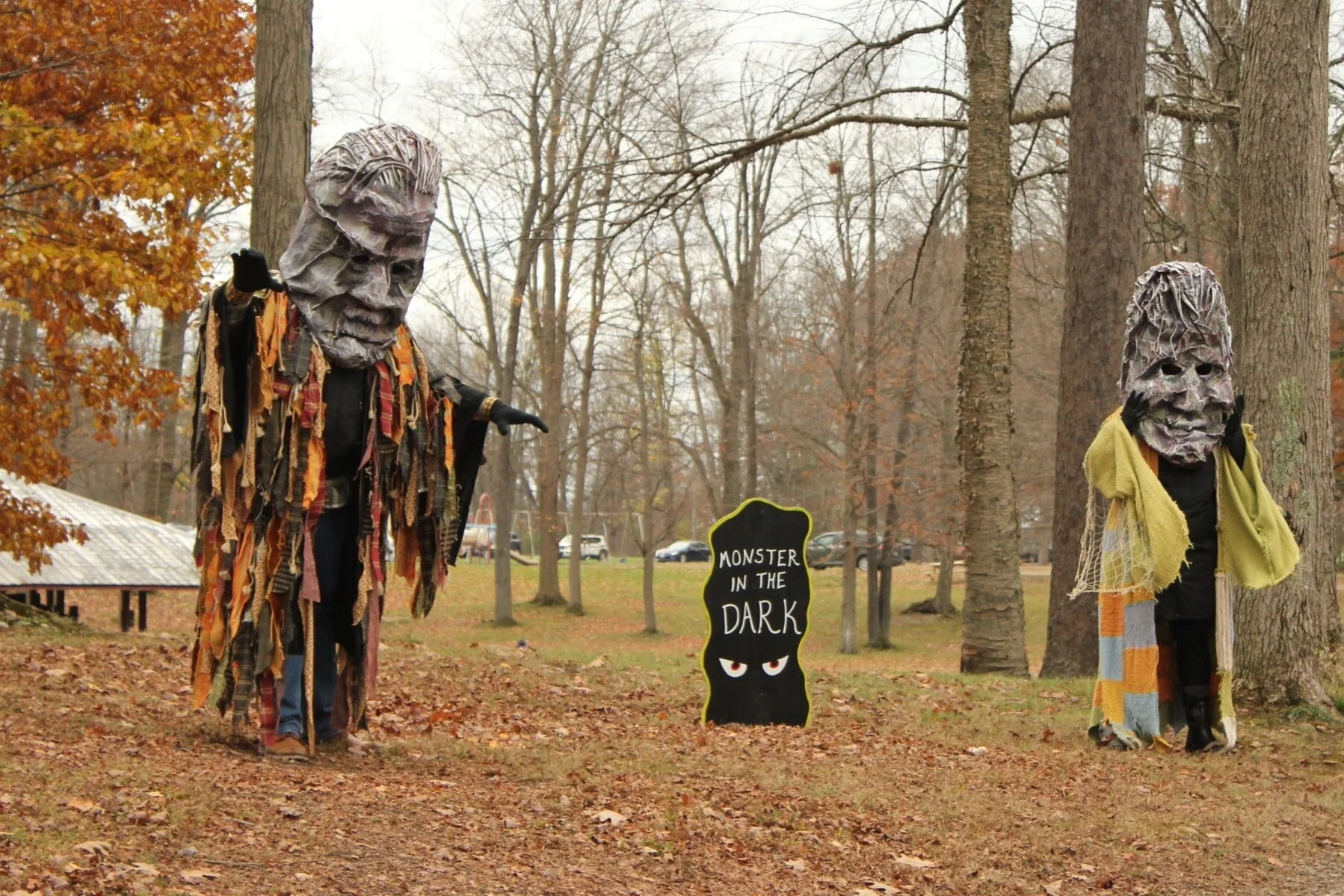 Mother/Father masks- monsters in the woods
photo by Eric Behnke
