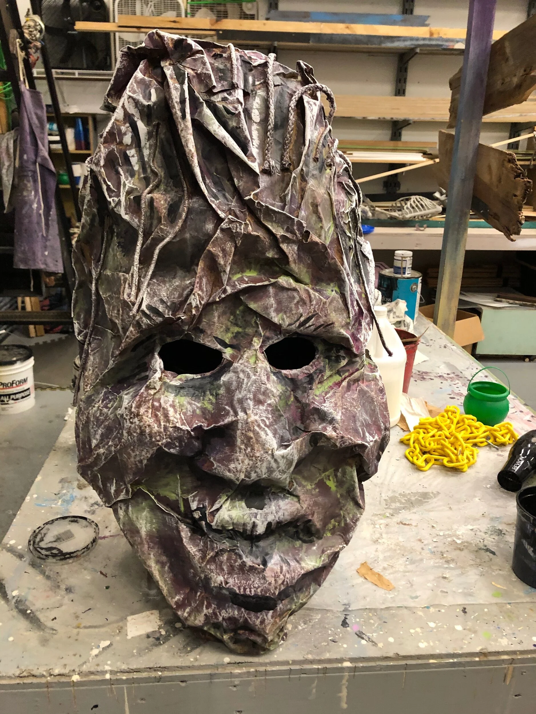 Ma's head- mask