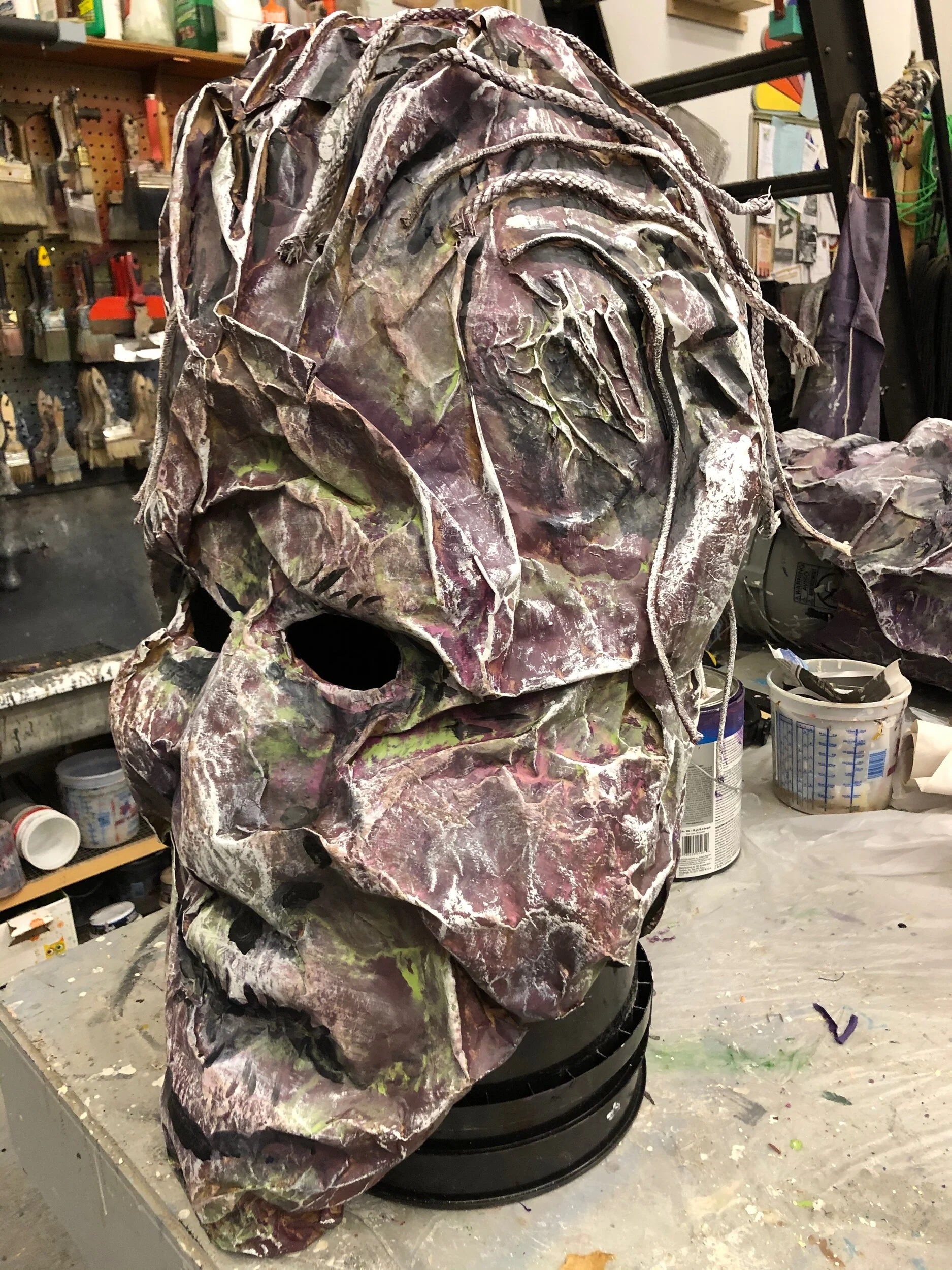 Pa's head- mask