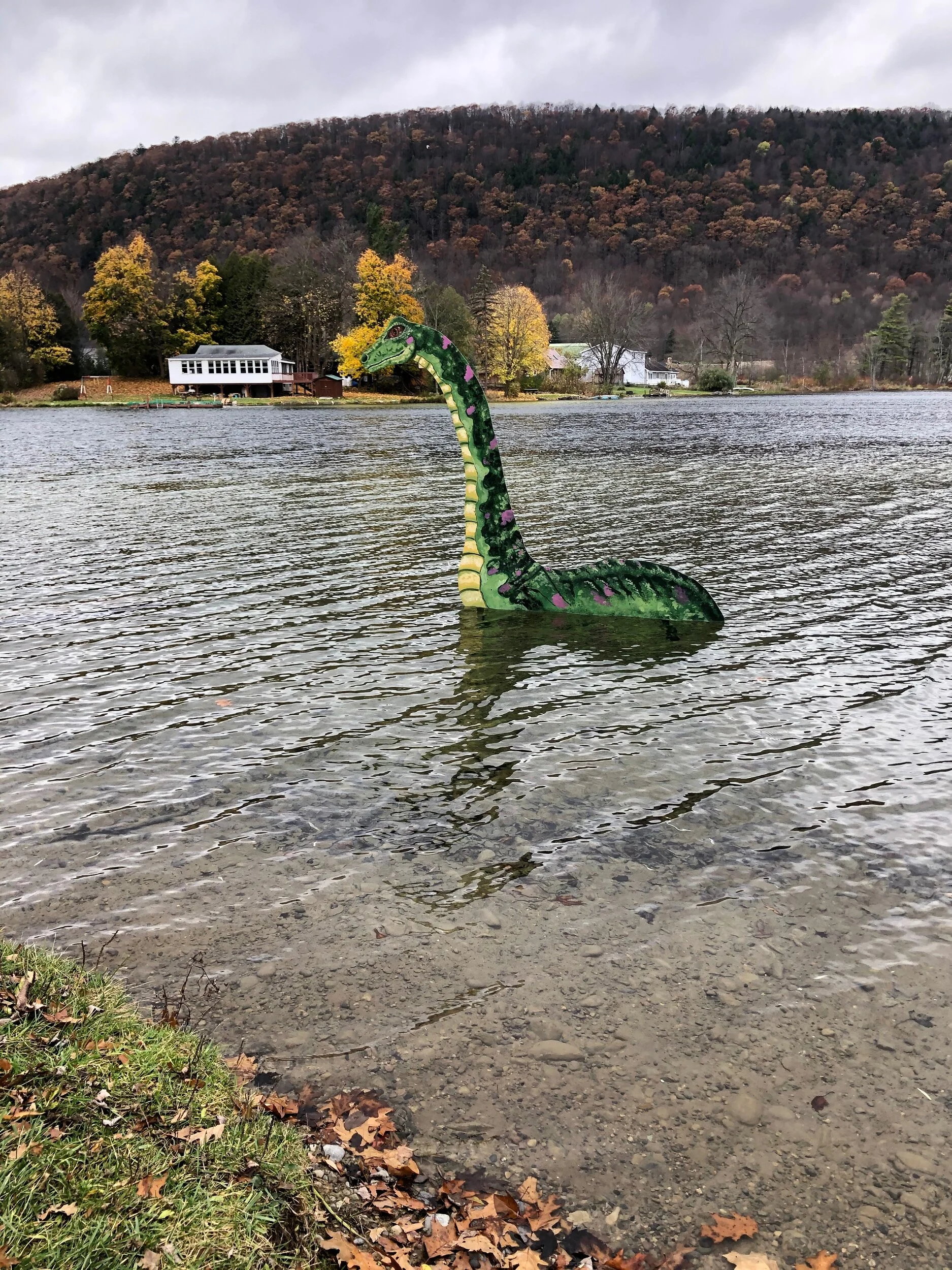 Loch Ness in the lake