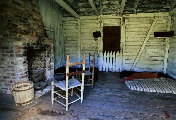 Research:  I used the whitewashed paint treatment to reflect on the actual barn where Harriet and other runaway slaves passed through