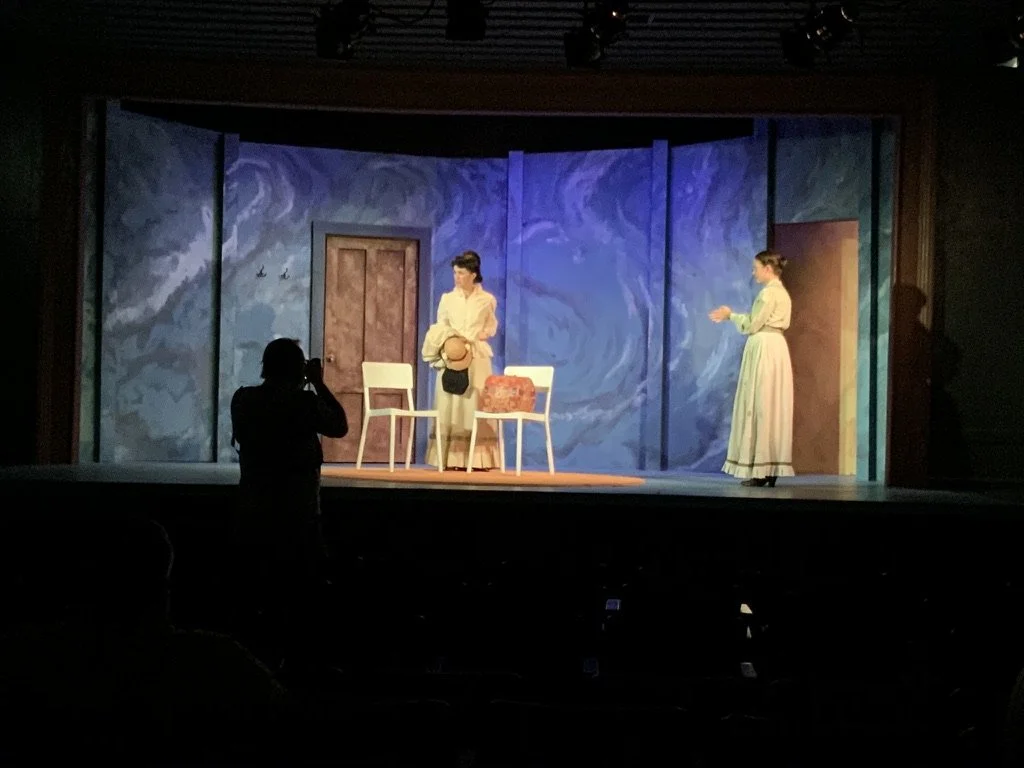 Inside Torvald's Home.  Many performances were inside due to heat or intense rains during July