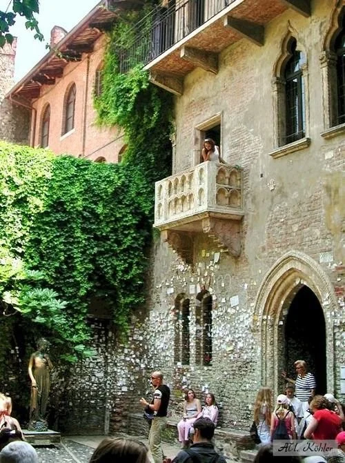 Juliet's Balcony, Verona Italy