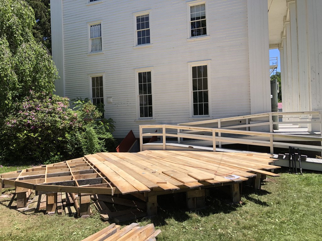 Early construction and adding deck boards