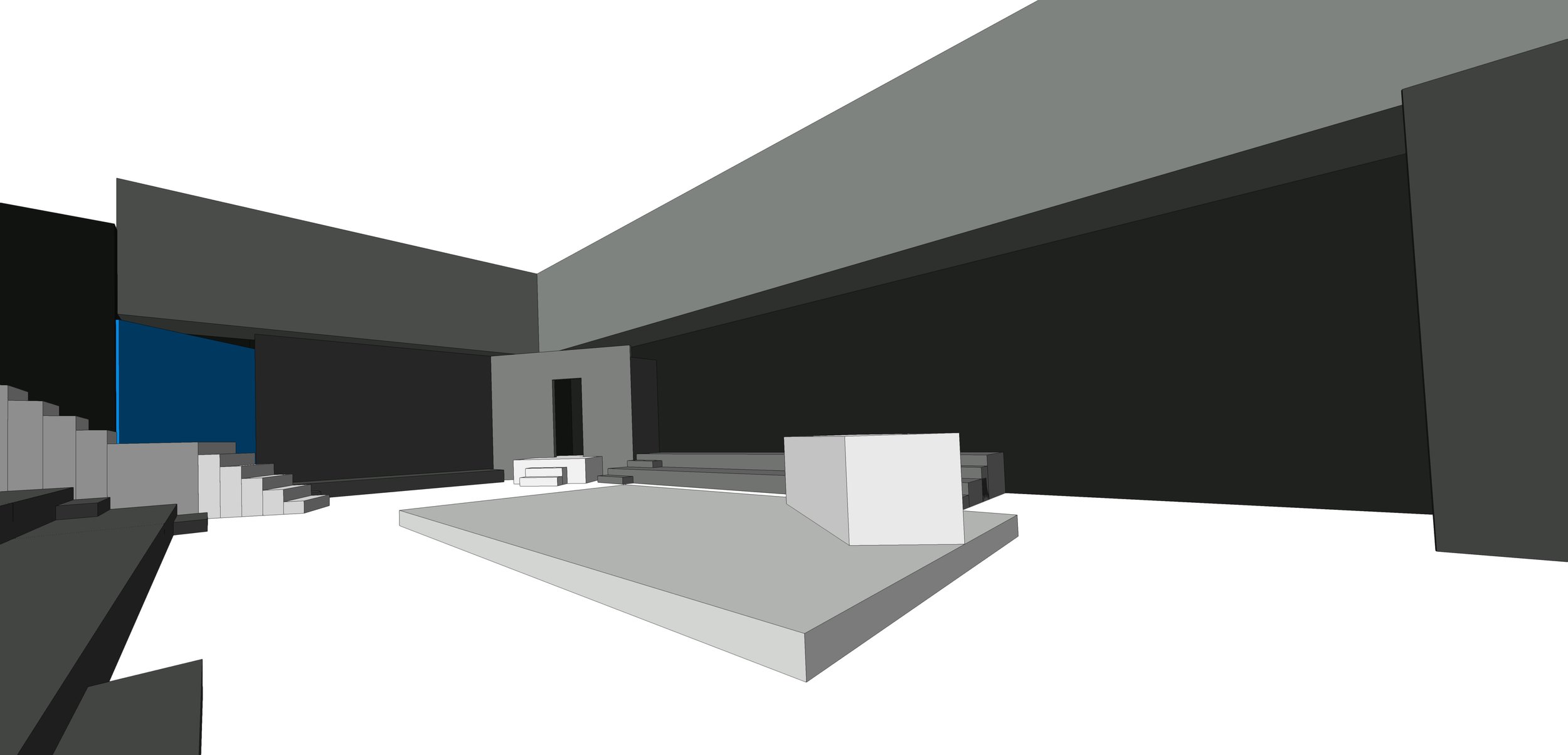 3d Computer model of the space