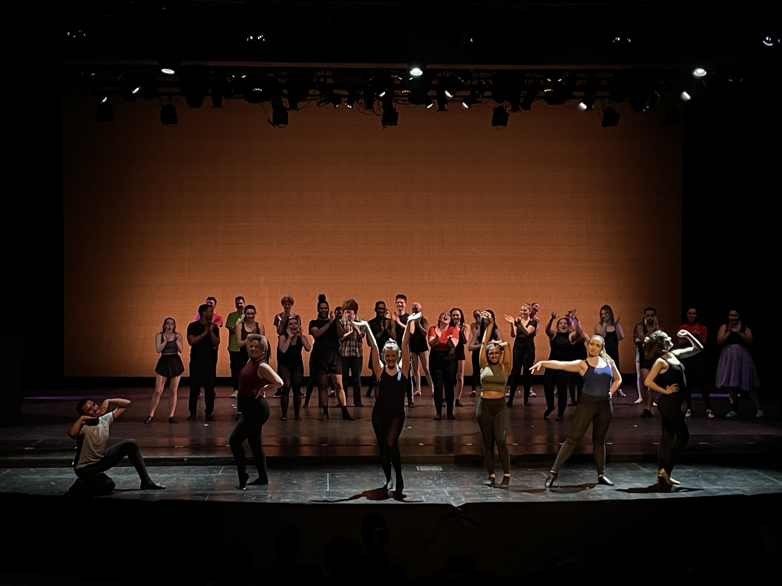 Final group number.  I had the Senior class rise from the orchestra pit.