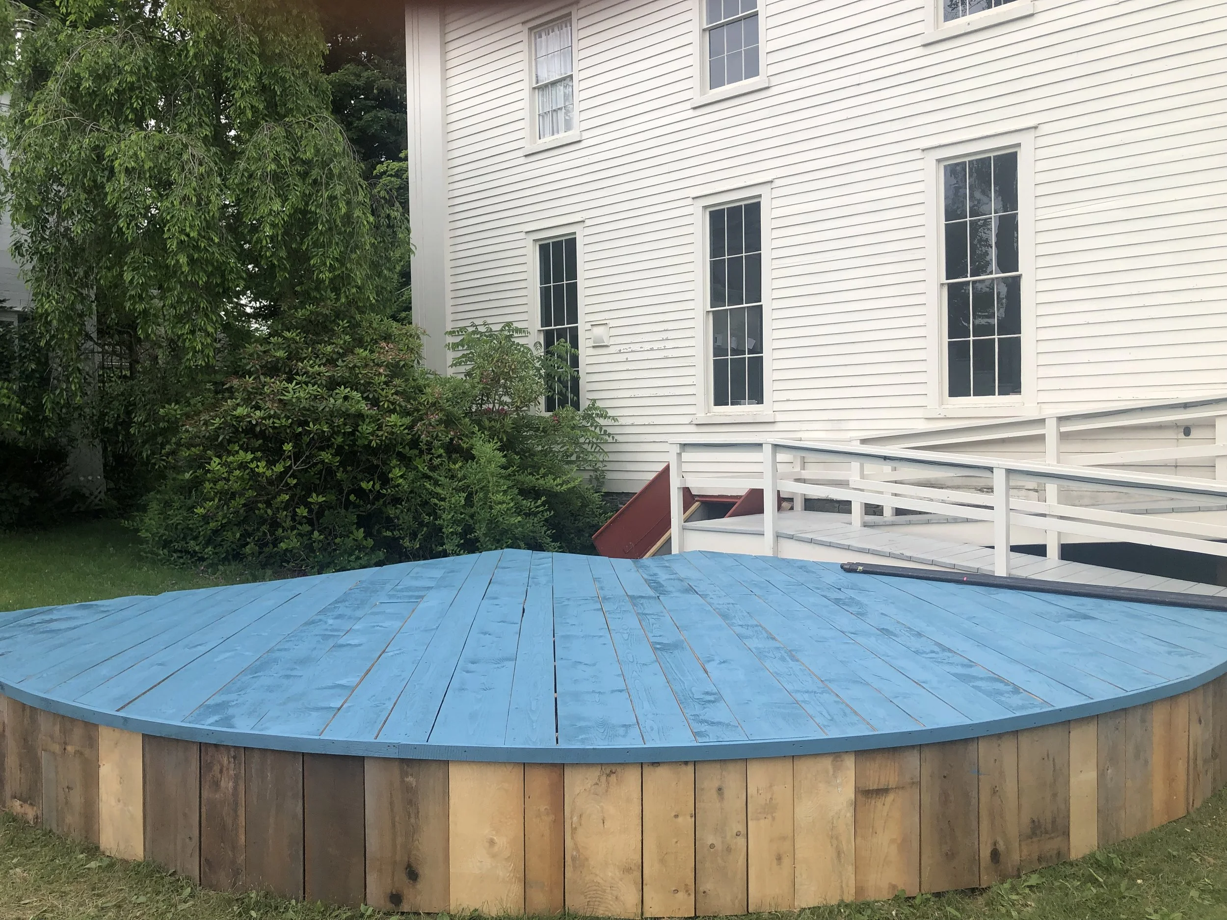 Painted to withstand a rainy catskill summer