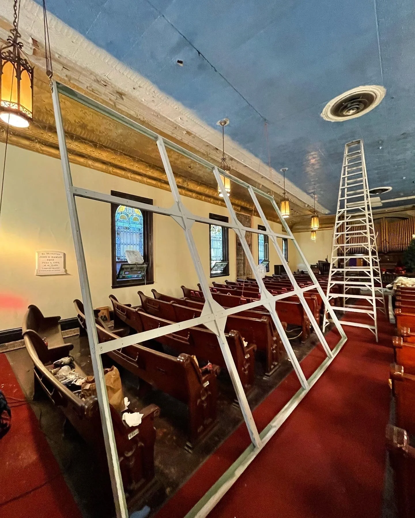Installing the frame