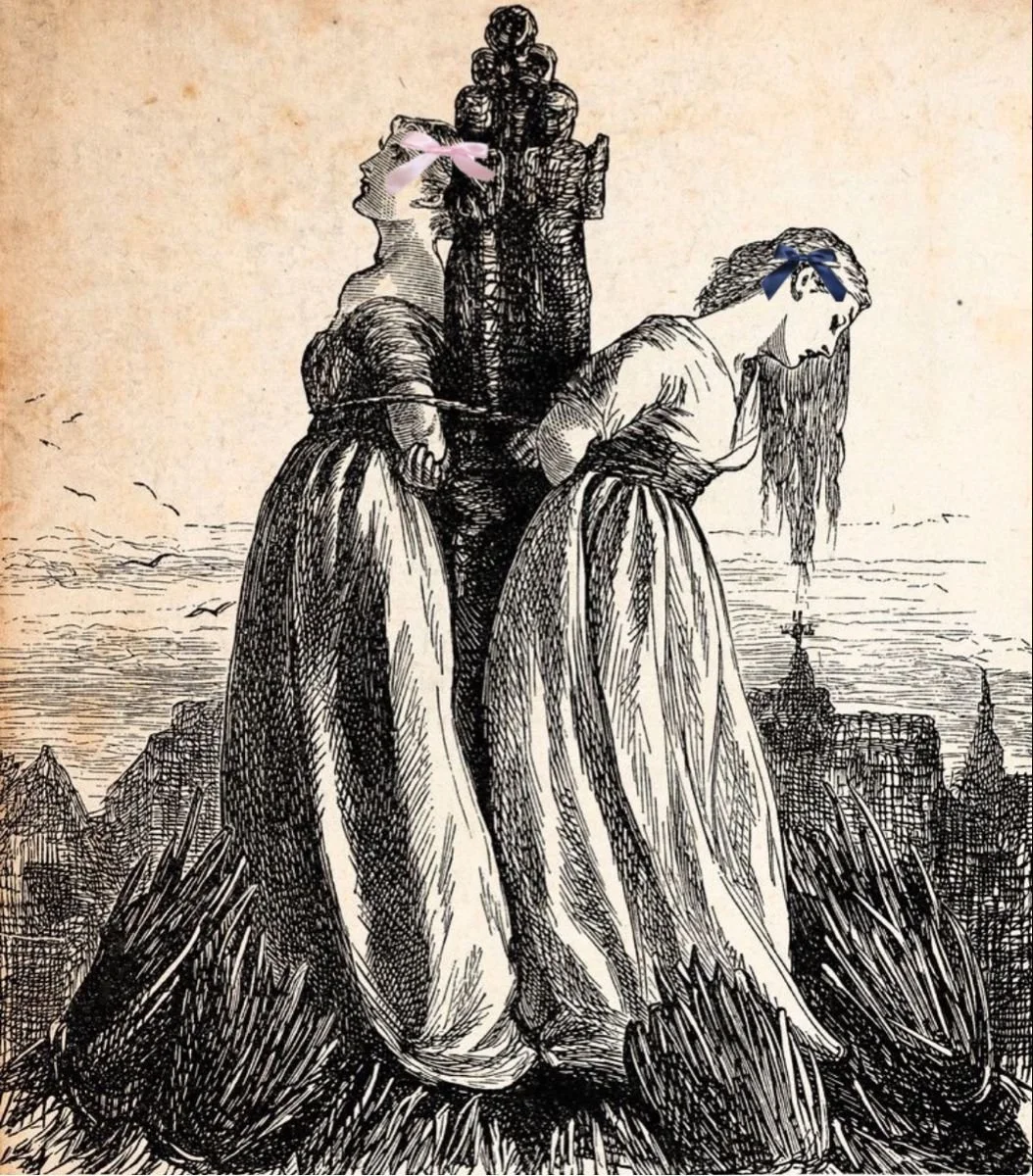 I used witch imagery throughout the Opera