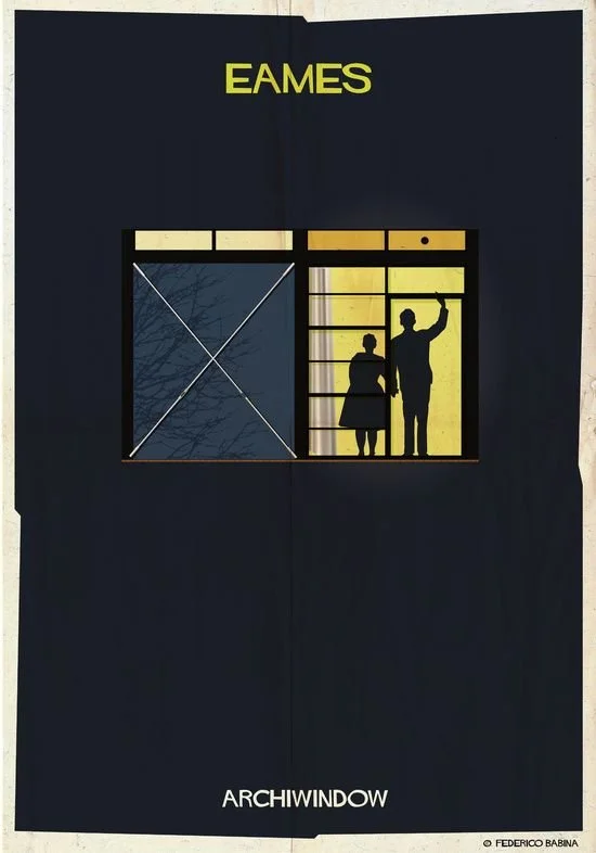 Research of modern living- designs by Charles and Ray Eames