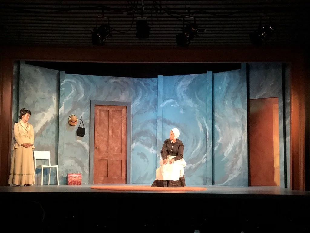 A Doll's House PT 2. performed on a duplicate stage indoors, created for rain and heat relief 