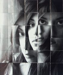 Photography of the 1960's related to the feminist movement, showing the many facets of what it is to be a woman, echoing a gem stone