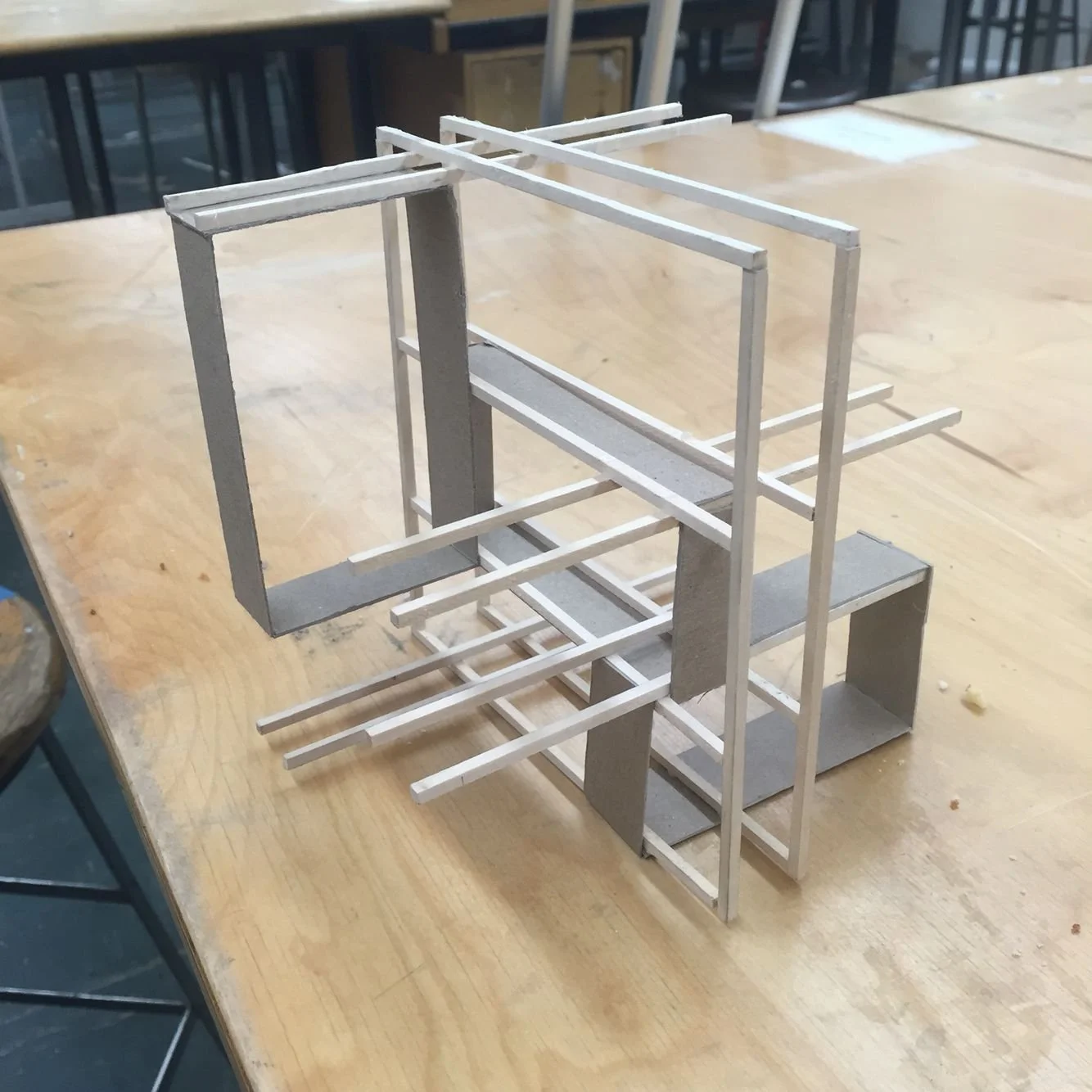 Research- developing the forms- inspiration for each apartment unit