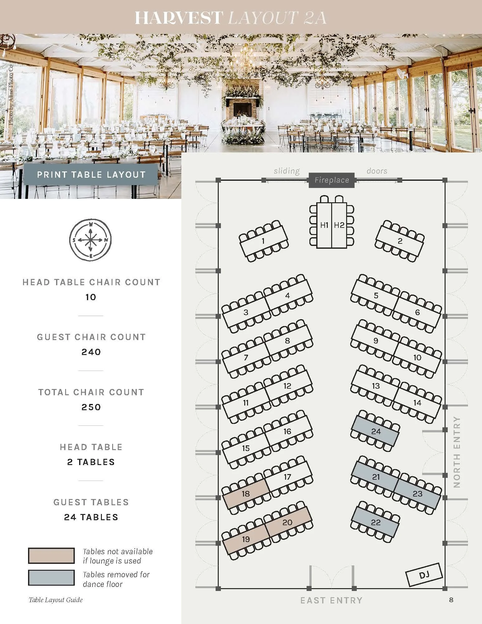 Legacy Hill Farm Table Layout Guide
