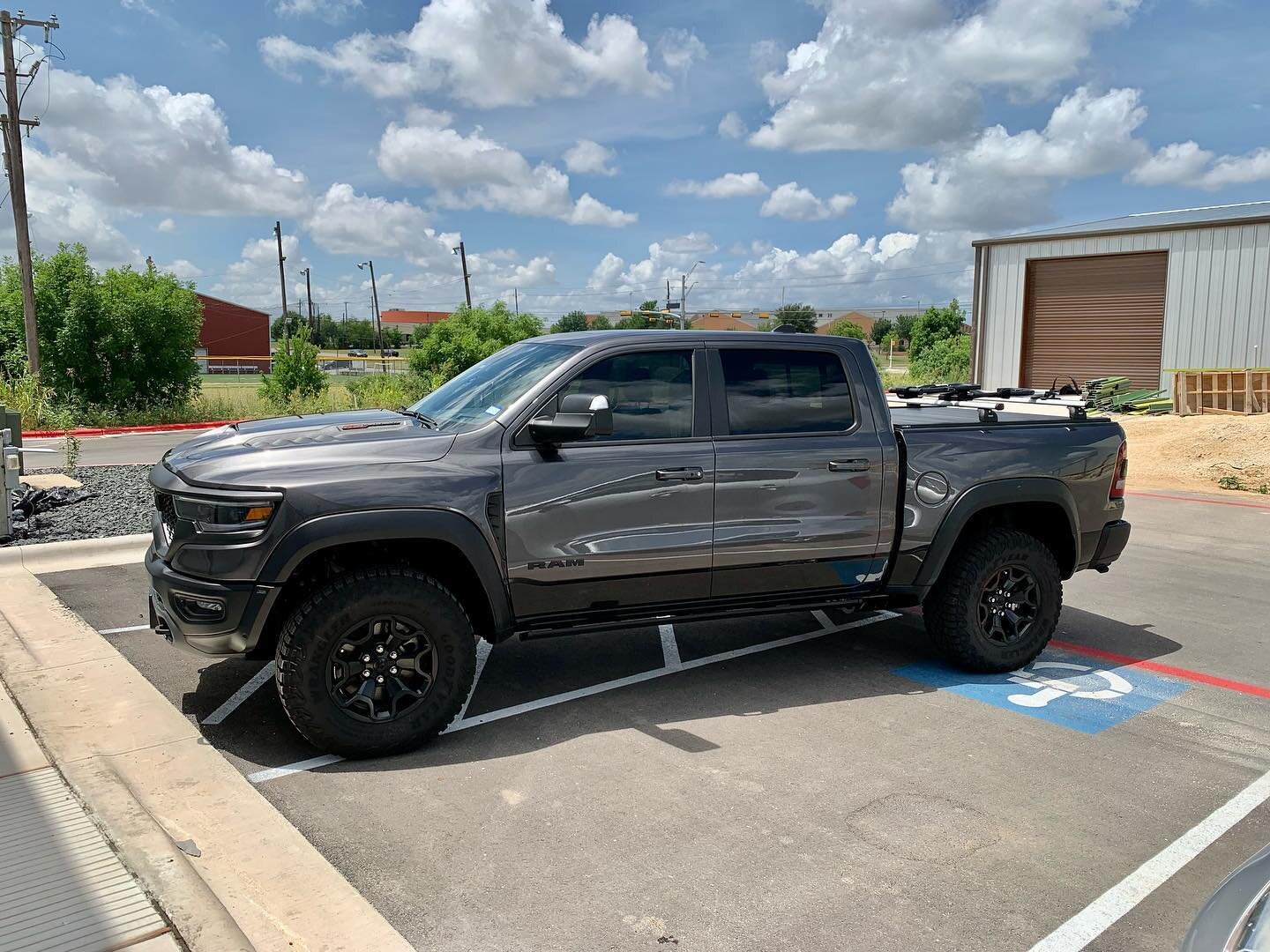 This brand new TRX came in for the full protection package! 

We performed a full paint correction to remove factory paint defects, and give the Granite Crystal Metallic paintwork a pop before heading to @wrapdynamics for full PPF.

Following the app