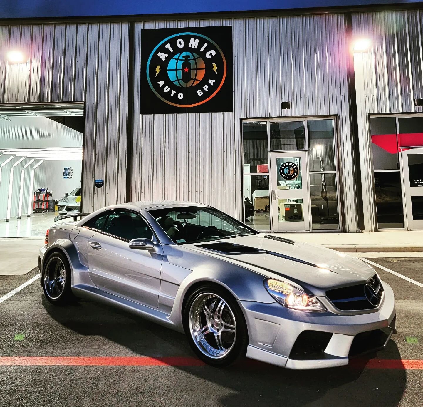 Stay tuned for some professional @daniffilmworks photos of this beast we did an @ebay make-ready detail on.  This thing came out crazy! 

www.atomicautospa.com 

#amg #sl600 #amggtr #amggts #amgblackseries #mercedesamg