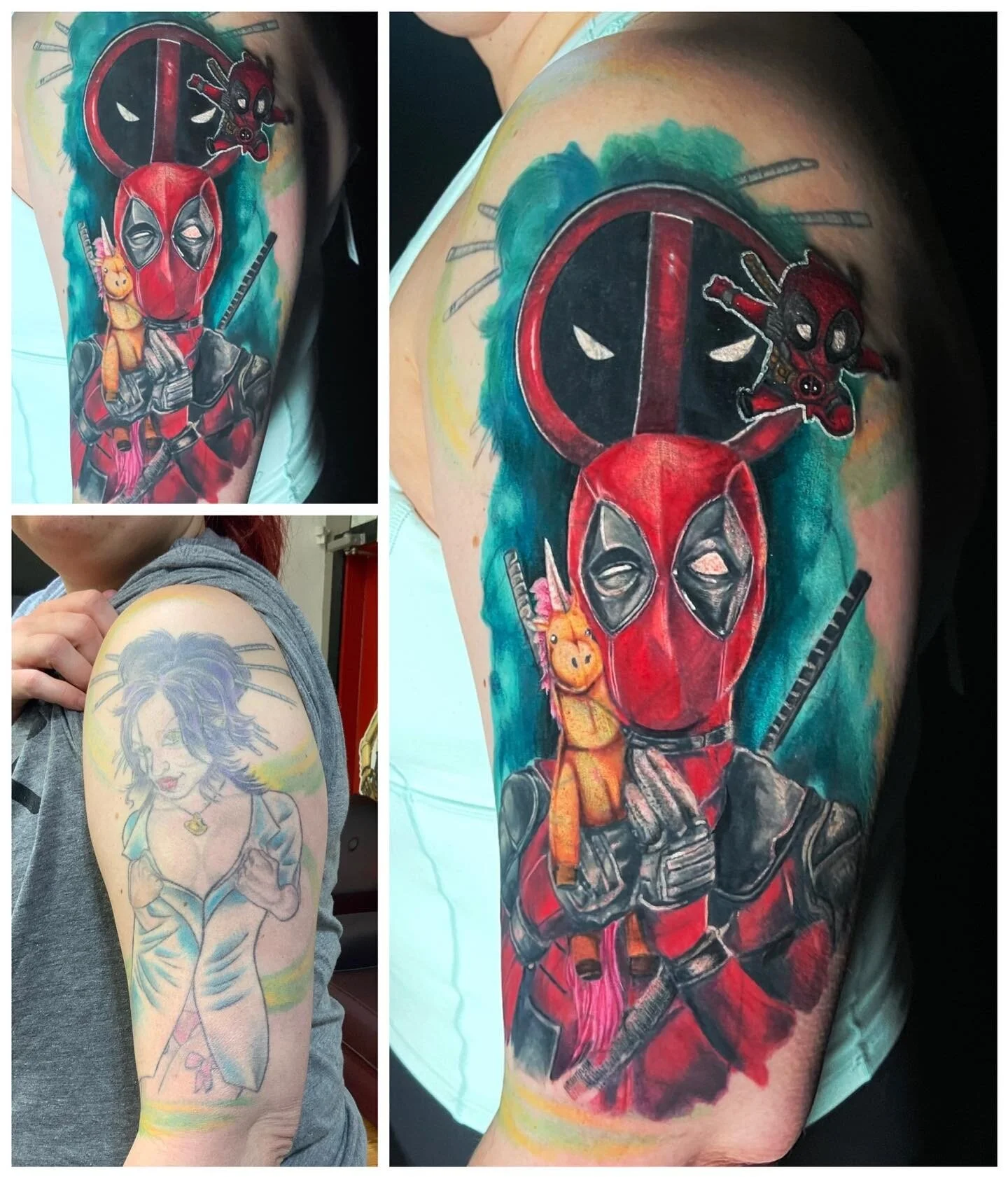Deadpool Tattoo Sleeve