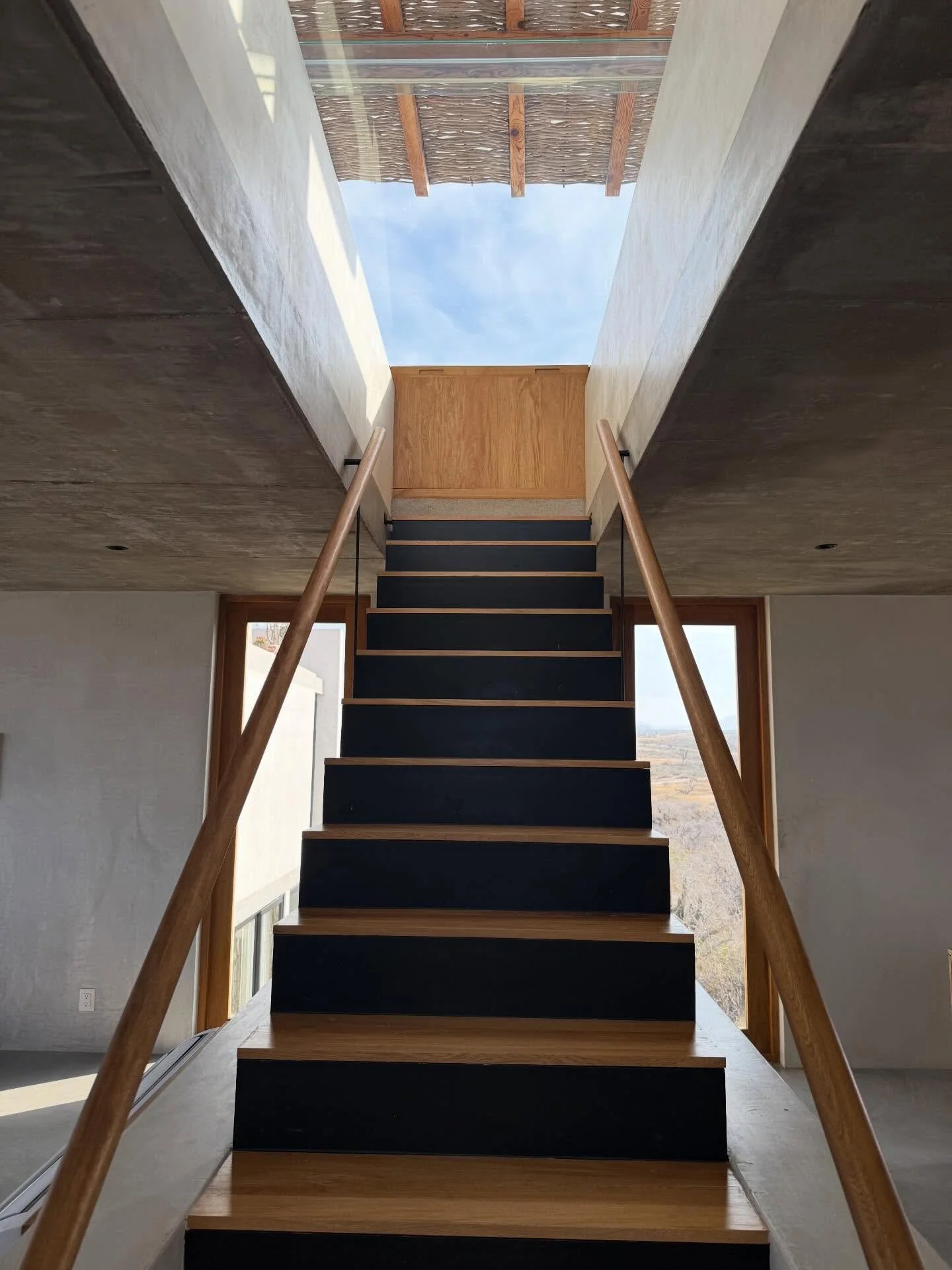 Travel find: exceptionally elegant but minimal stair case.