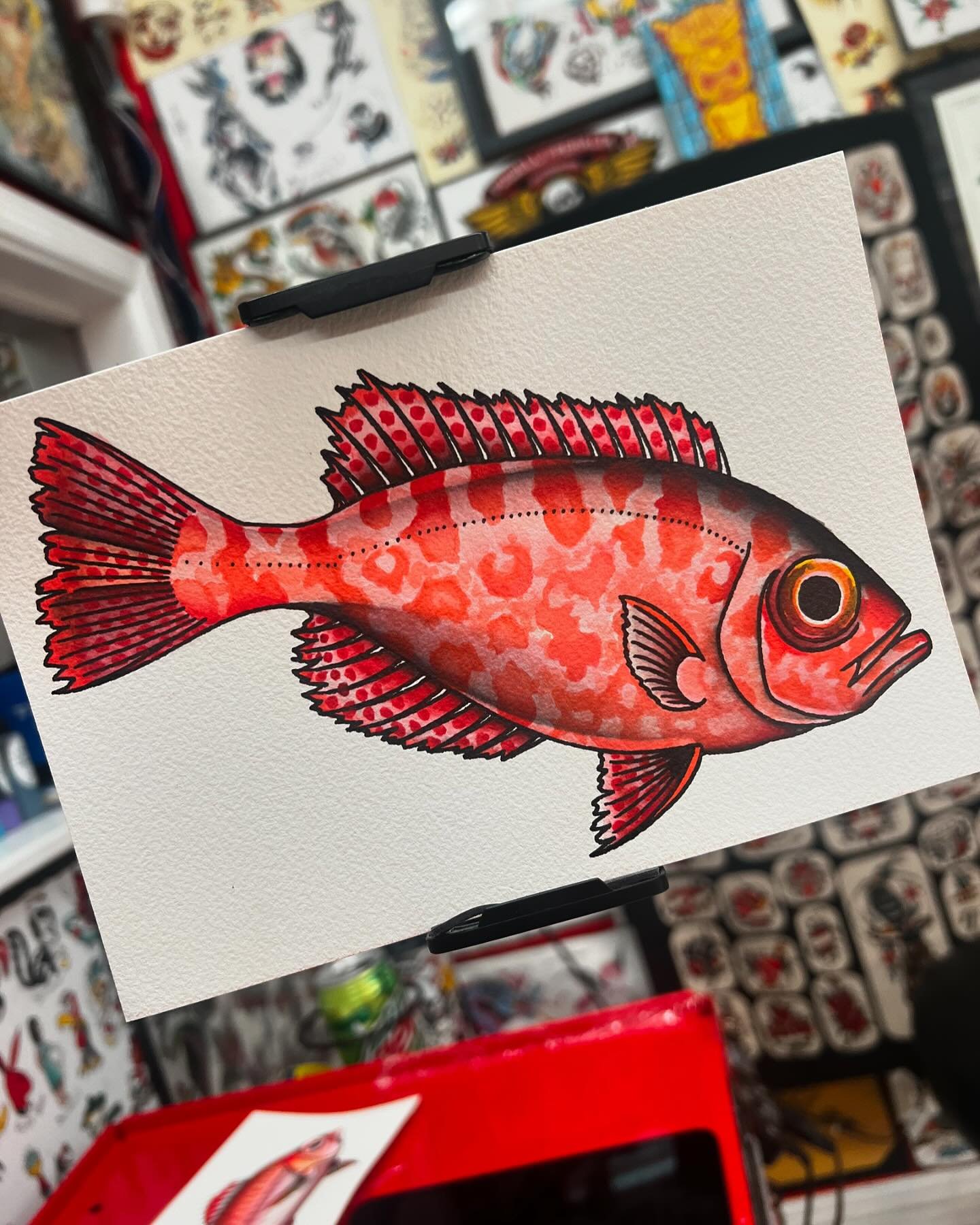 HEAVY DISCOUNTS FOR TATTOOS if you let me do any one of my fish paintings!!!
