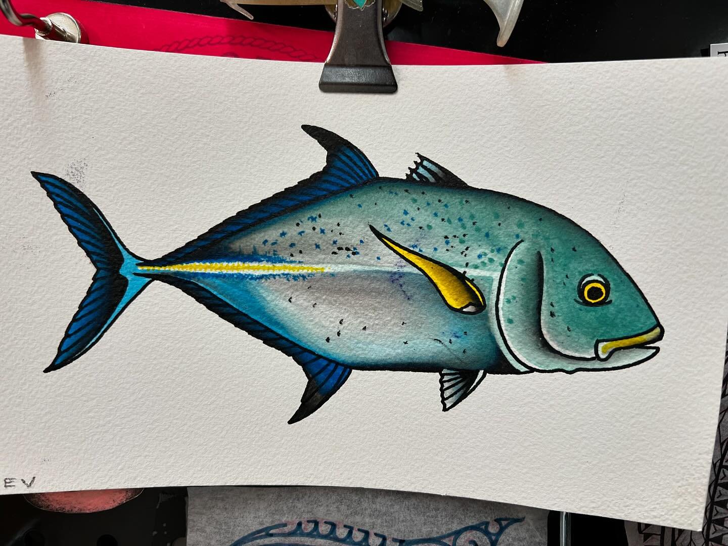 HEAVY DISCOUNTS FOR TATTOOS if you let me do any one of my fish paintings!!!