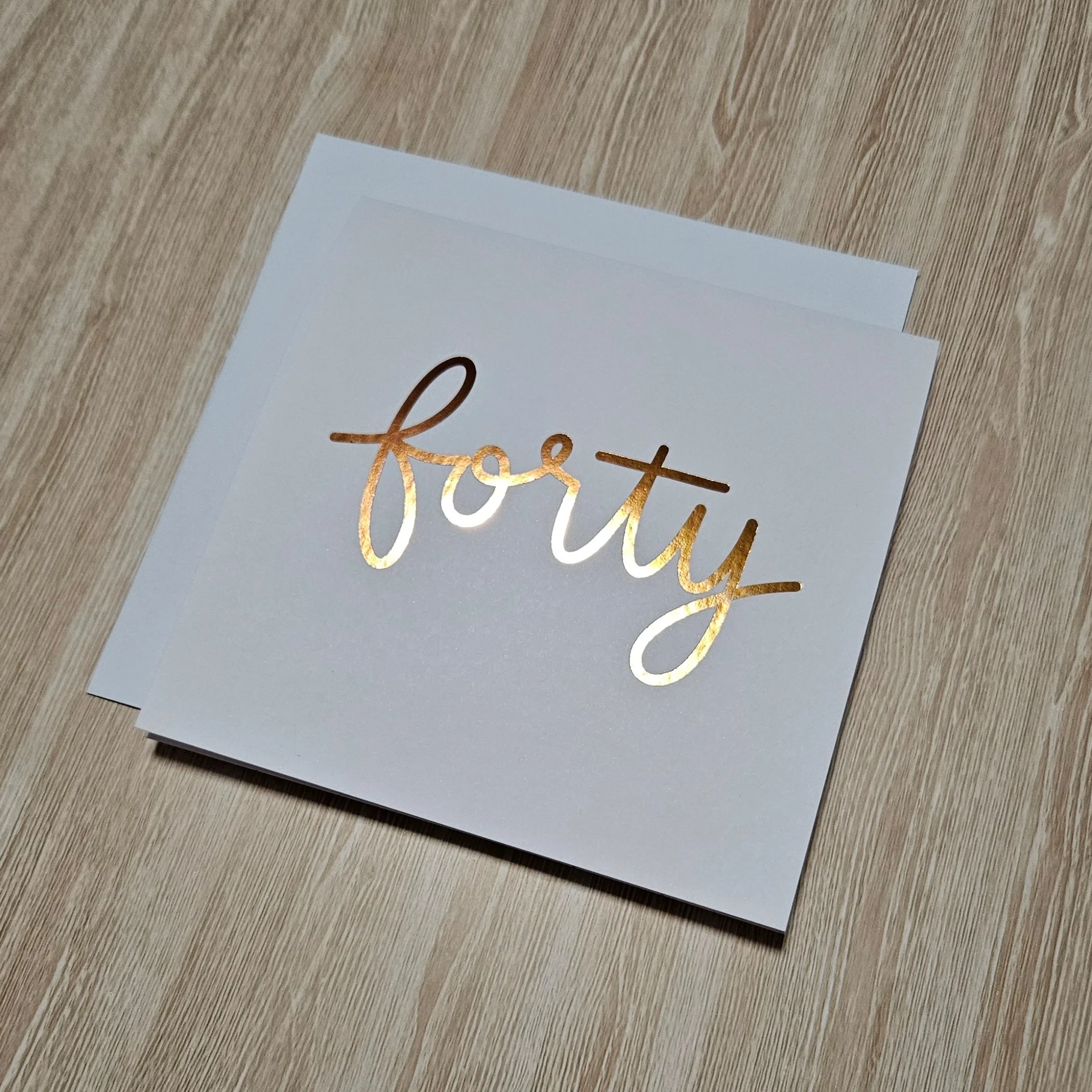 Card - Forty - Version 2