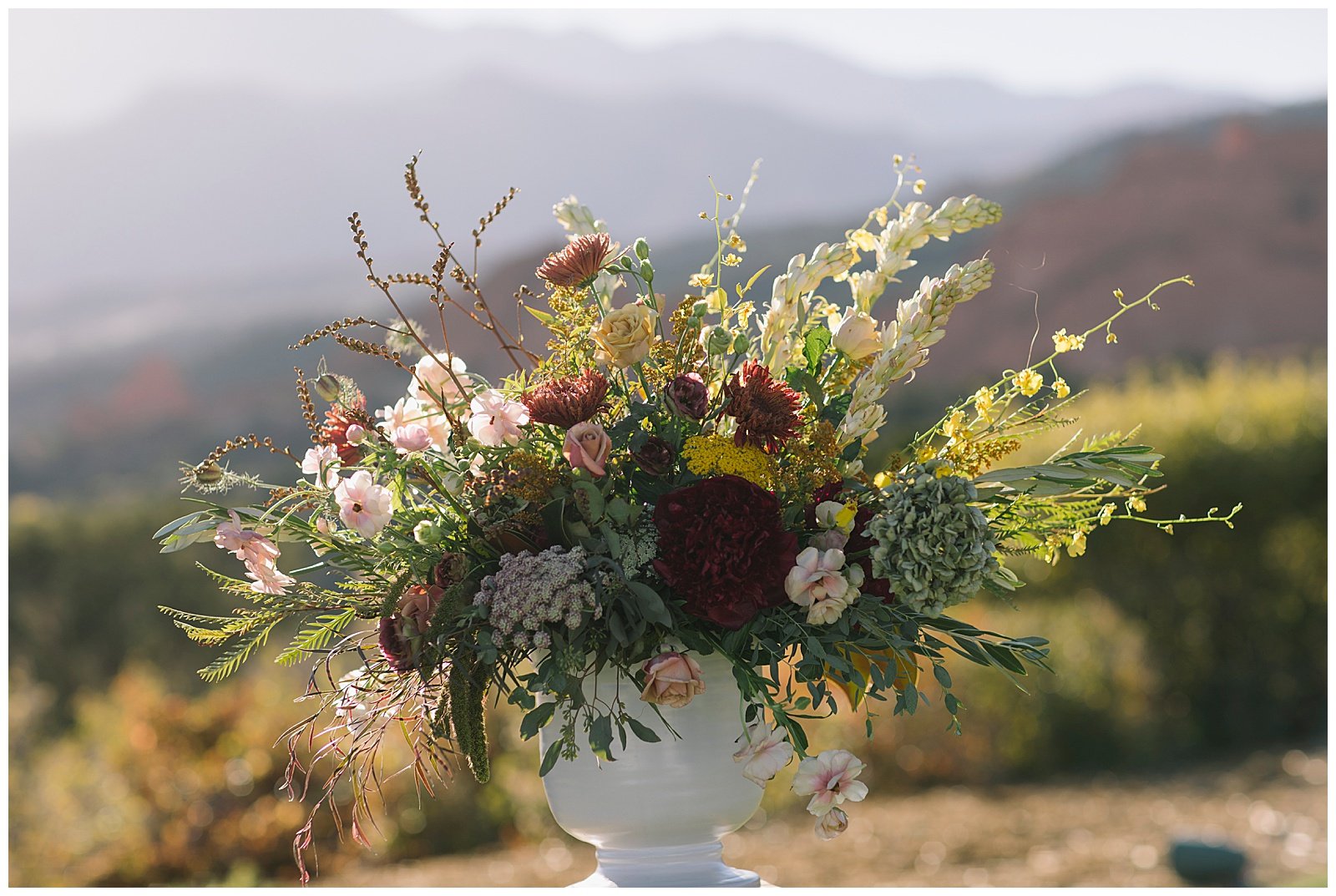 Fall Flowers for Ceremony 