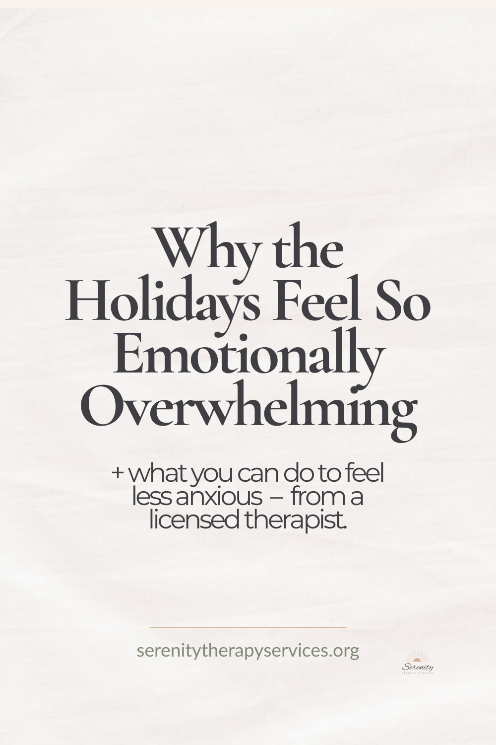 Why the Holidays Feel So Emotionally Overwhelming (Especially If You Have Anxiety)