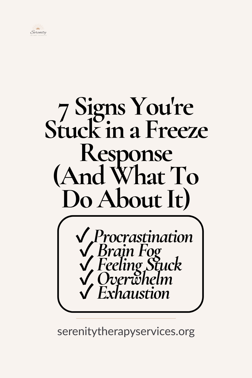 7 Signs You're Experiencing a Freeze Response
