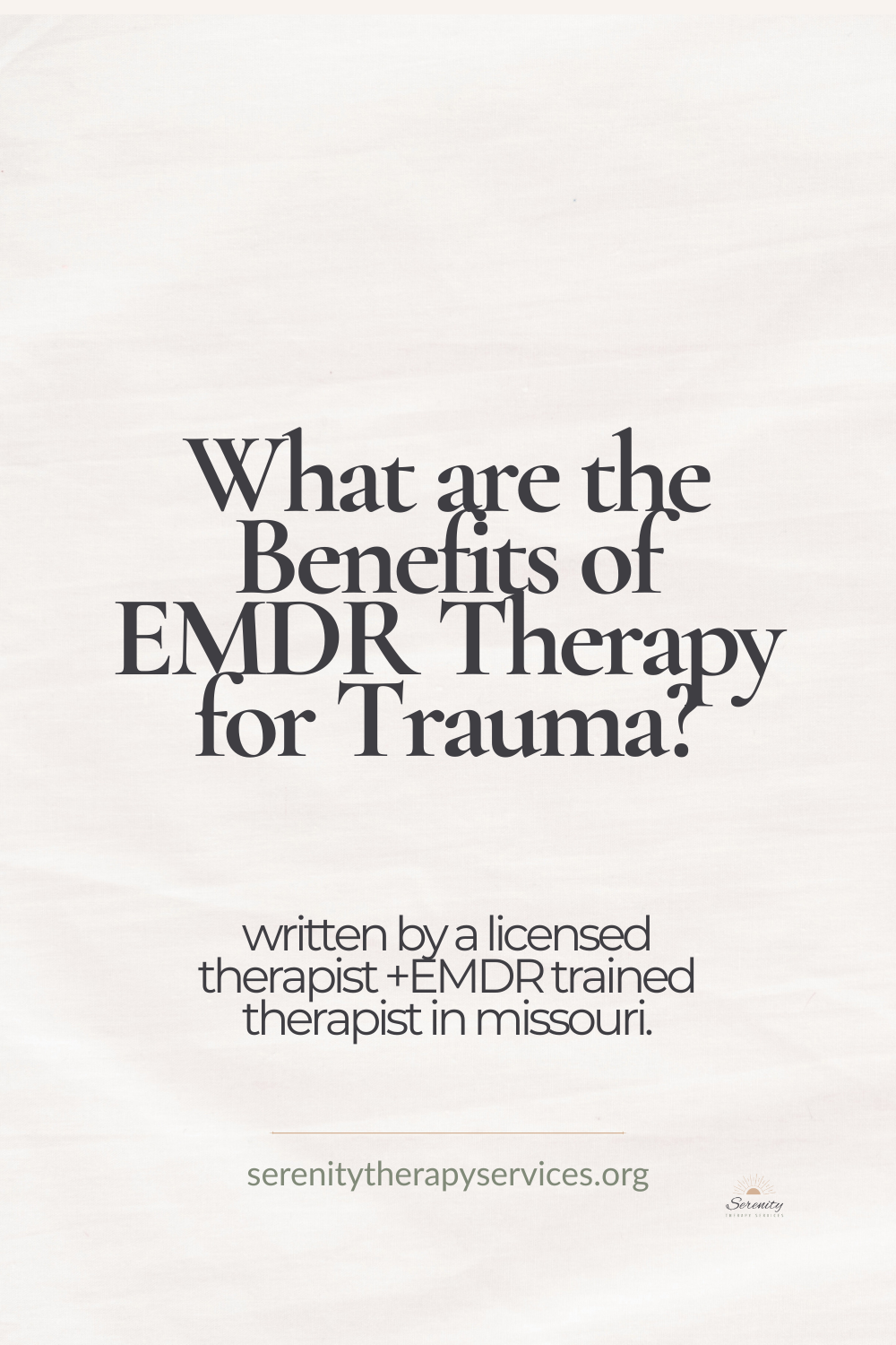 Benefits of EMDR therapy for trauma healing and anxiety through online therapy in Missouri