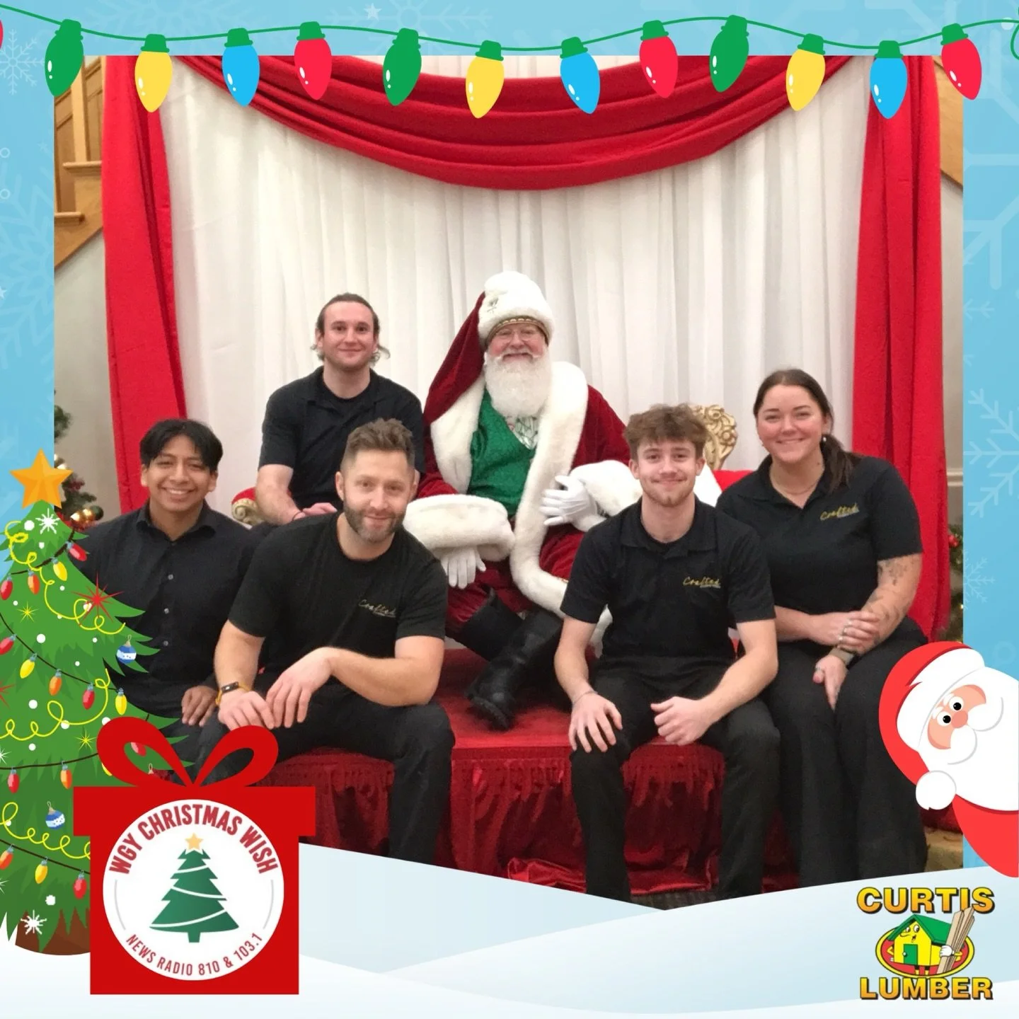 What a great morning at Breakfast with Santa! 🎅✨
Thank you to @curtislumber and @WGYradio for hosting such a wonderful event in support of an even greater cause.

Happy holidays from all of us at Crafted Catering and Events! 🎄❄️