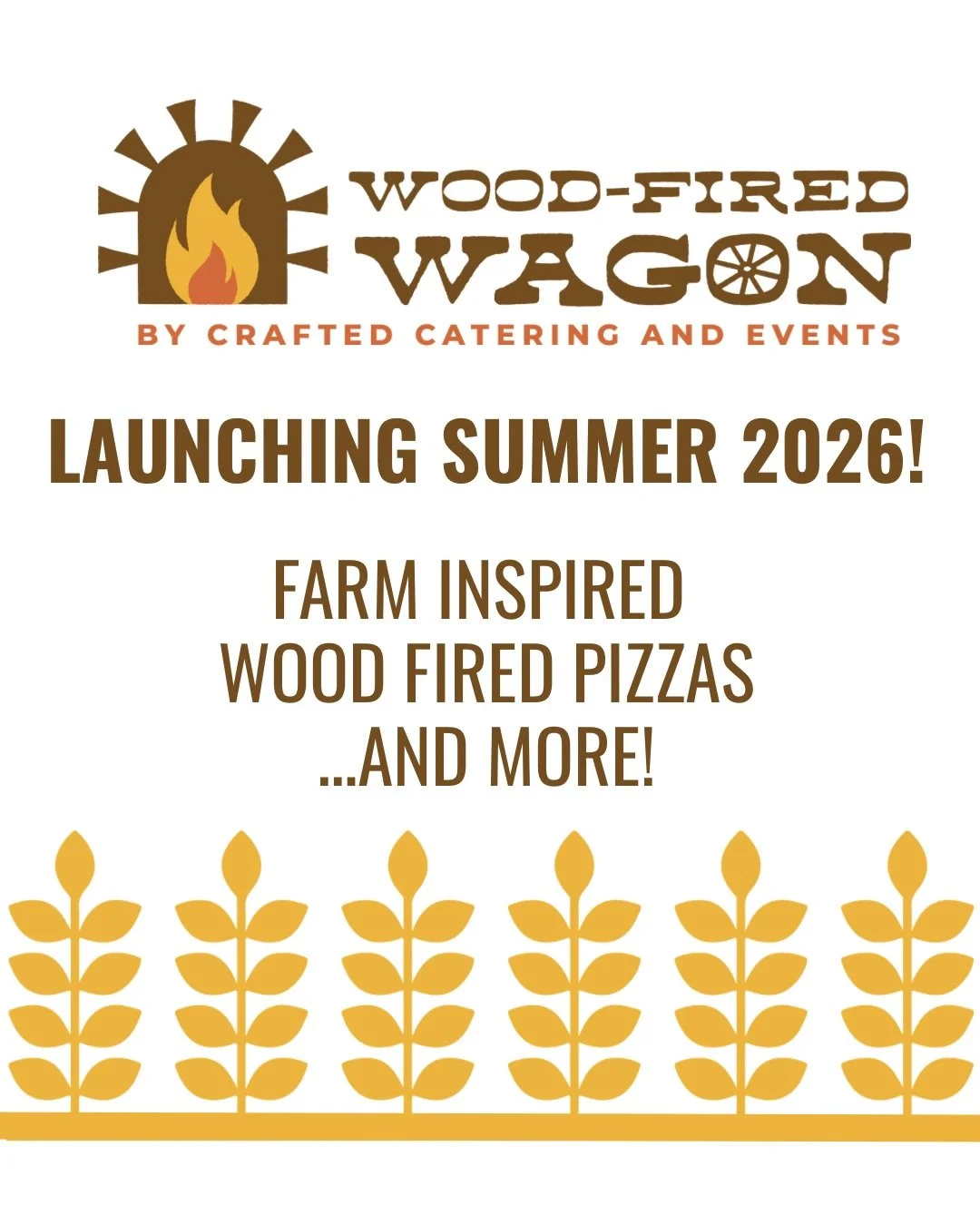 Big things are cooking at Crafted Catering &amp; Events!🔥 
We&rsquo;re thrilled to announce that the Crafted family is growing with the addition of a wood fired food truck. Get ready for incredible, fire driven flavors and the warm hospitality our t