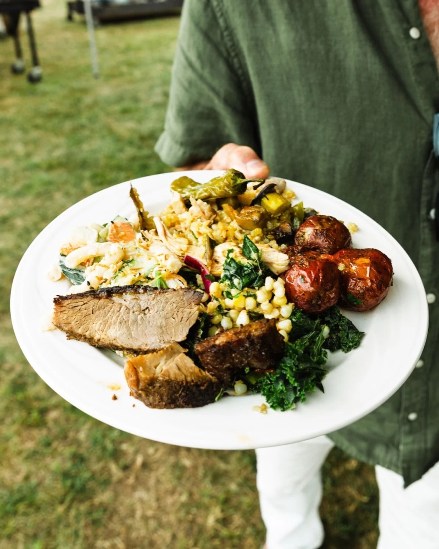 This post is basically the catering event version of going to the grocery store hungry. 🤤 

Which plate are you choosing - a, b, c, or d? 🍽️ 
There are no wrong answers btw.

@konraddavidphoto 
@shotbykdo 
@agstewardshipassociation 

#farmtofork #e