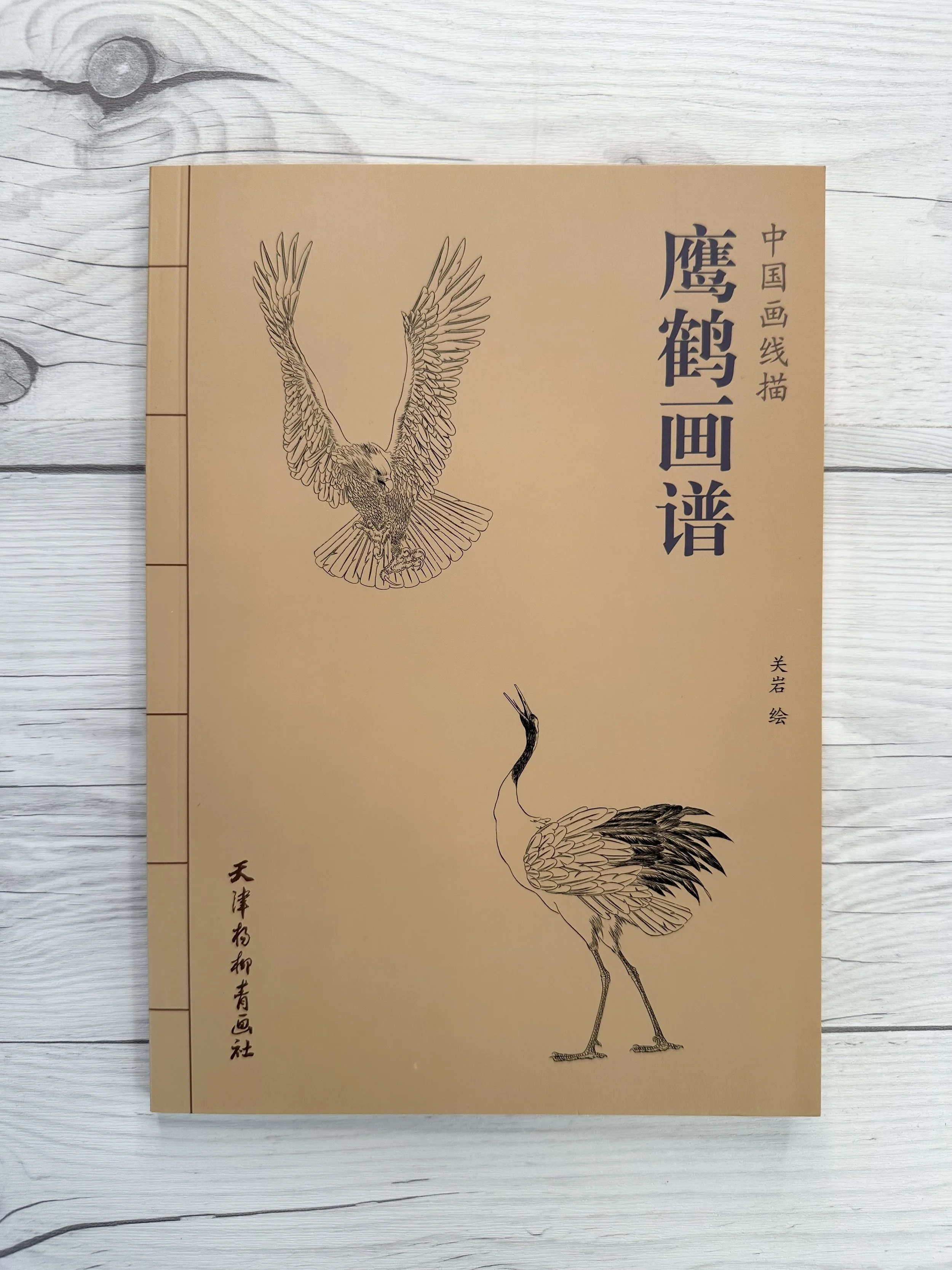 Hawks and Cranes Outlines