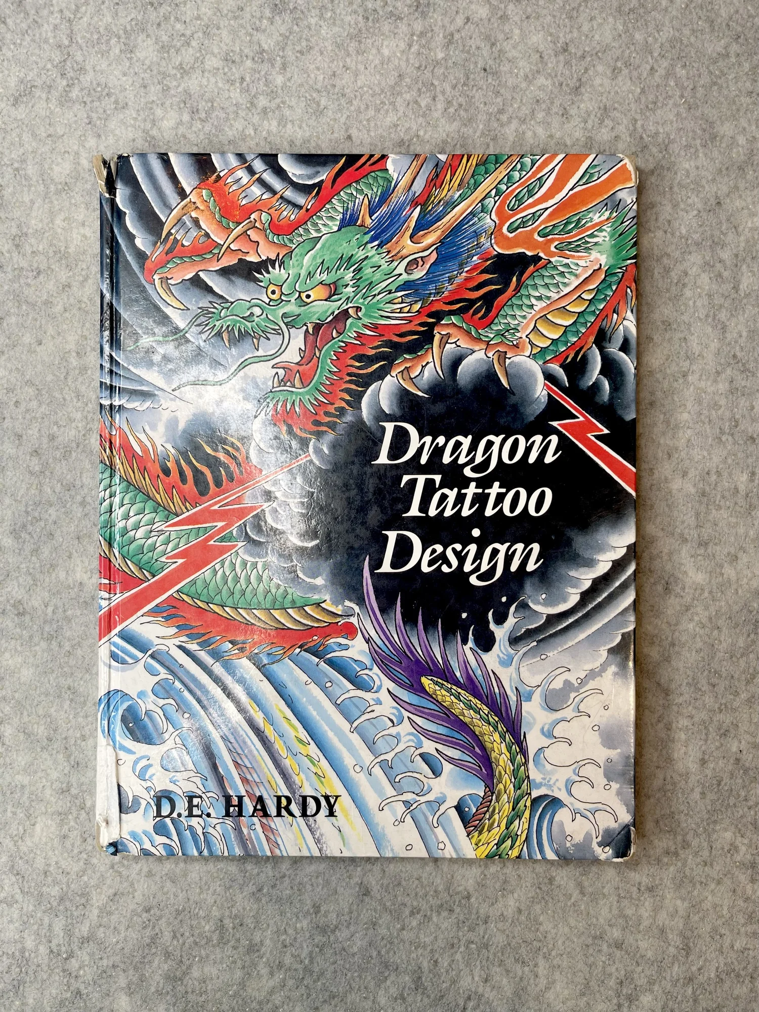 Dragon Tattoo Design by D.E. Hardy (First Edition) — Bakezori Books