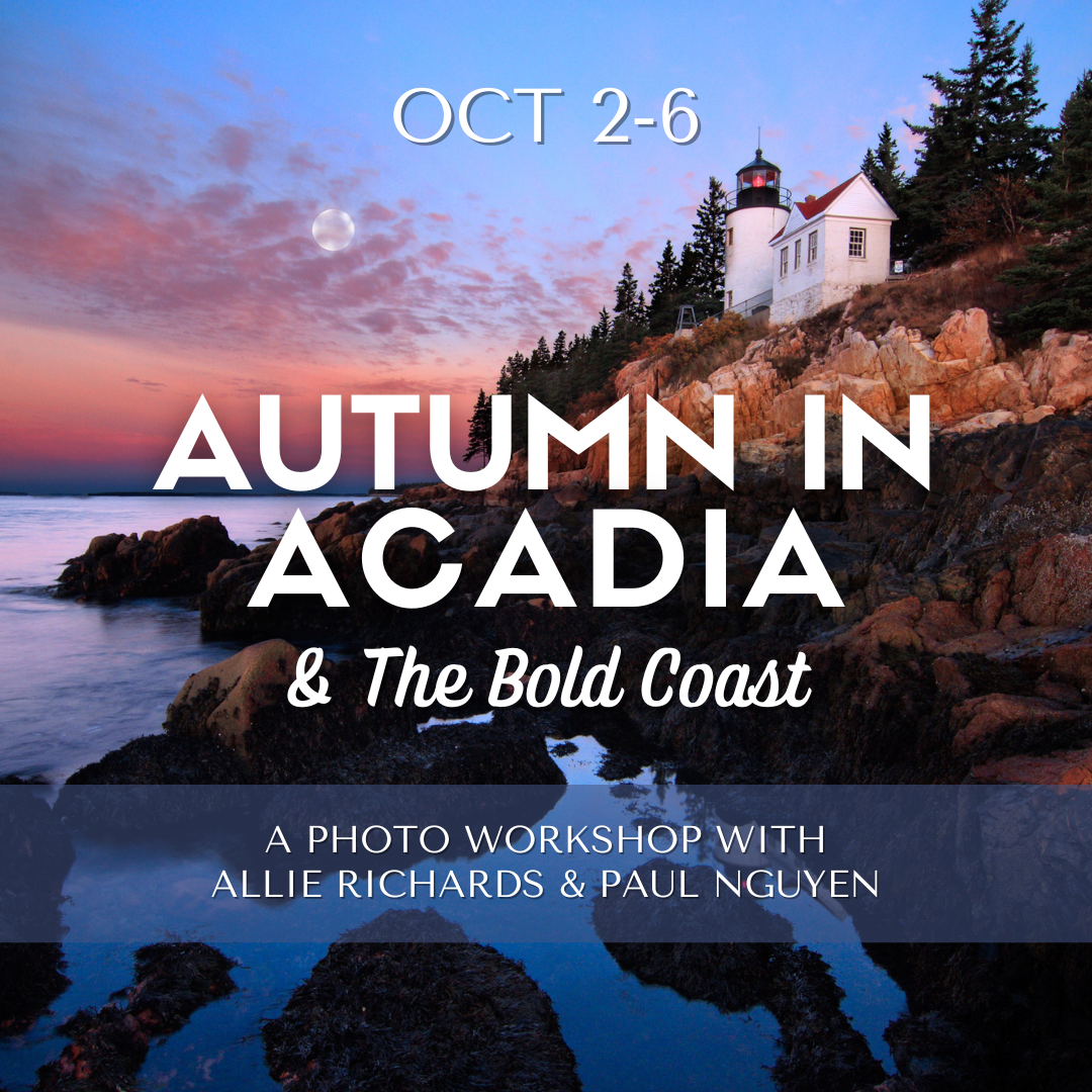 Join Paul & Allie in Acadia, Maine for a classic New England adventure.