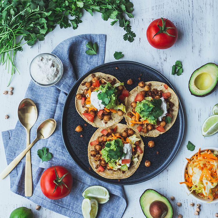 Courgette &amp; Carrot Taco Pancakes