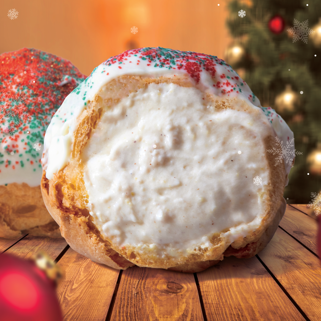 Unwrap Holiday Joy with Beard Papa's December Delight: The Snowy Sugar Puff!