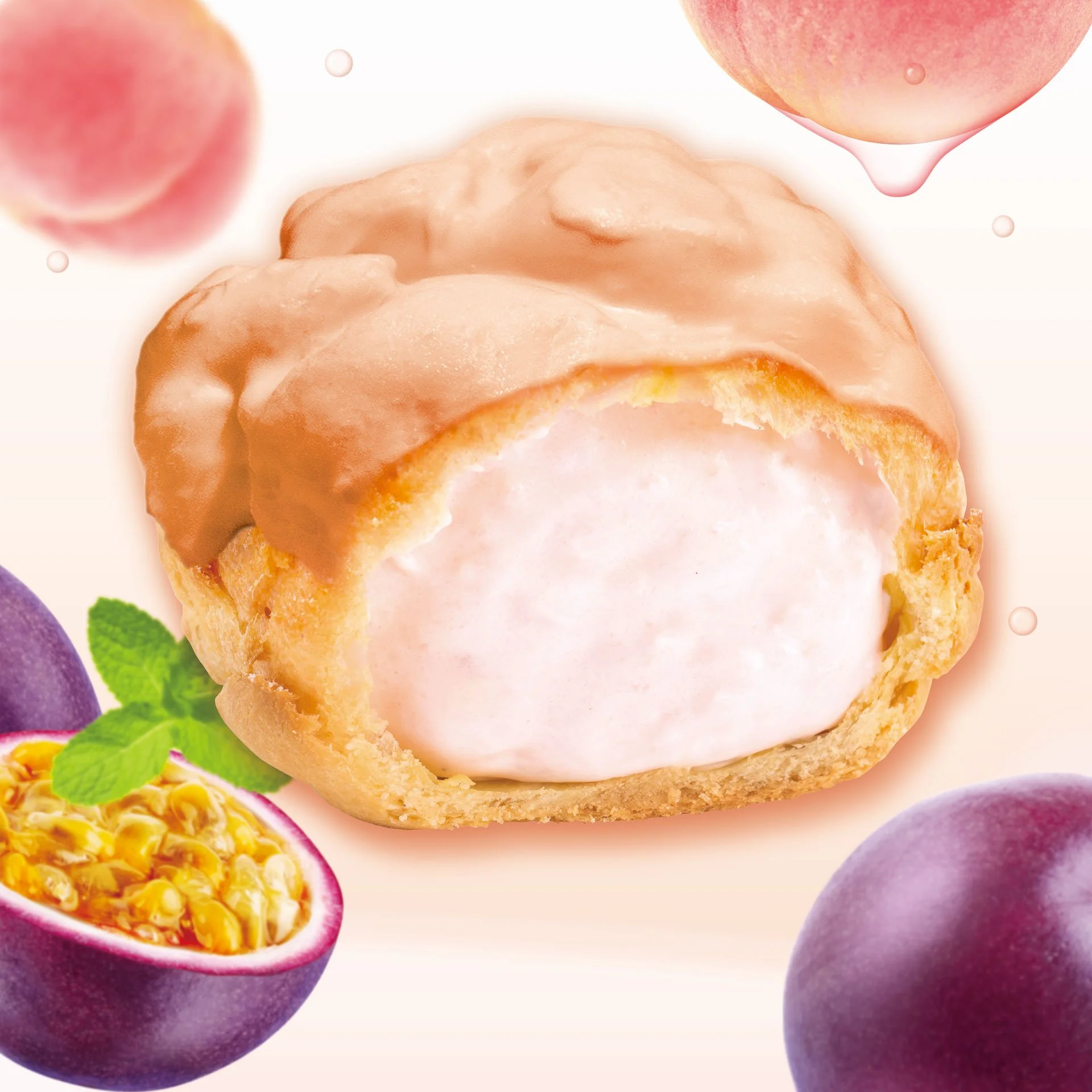 Discover Beard Papa's Flavor of the Month: Passion Peach